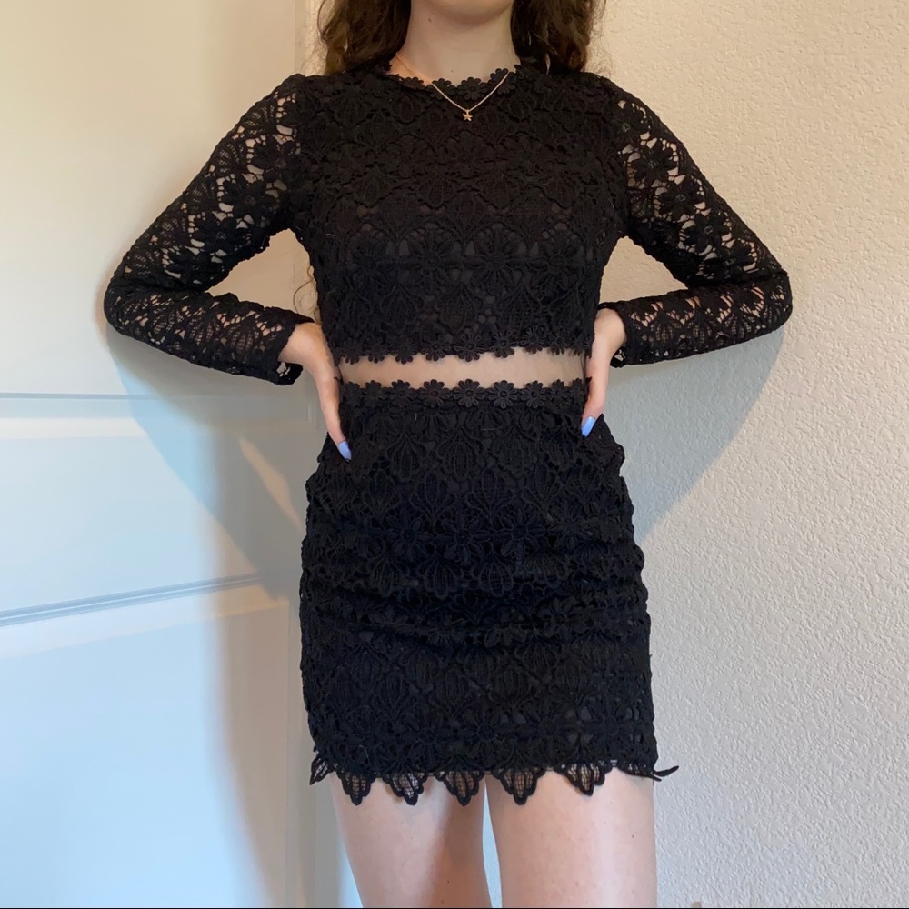 Forever 21 Black Lace Dress!!